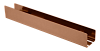 Полка подвесная 60см BRUSHED BRONZE