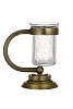 Стакан для зубных щеток Boheme Murano, бронза, 10911-BR
