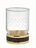 Стакан для зубных щеток Boheme Royal Cristal, золото, 10931-G-B
