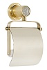 Держатель для туалетной бумаги Boheme Royal Cristal, золото, 10921-G