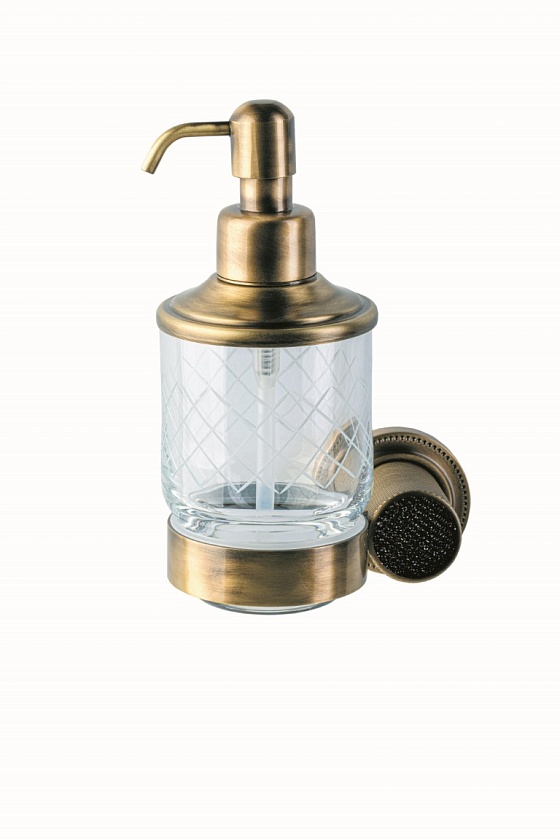 Дозатор для ванной Boheme Royal Cristal, бронза, 10932-BR-B