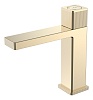 Смеситель для раковины Boheme QUAD, золото, 159-G