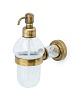 Дозатор для мыла Boheme Murano Cristal, бронза, 10912-CRST-BR