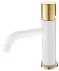 Смеситель для раковины Boheme Stick, белый, 121-WG.2