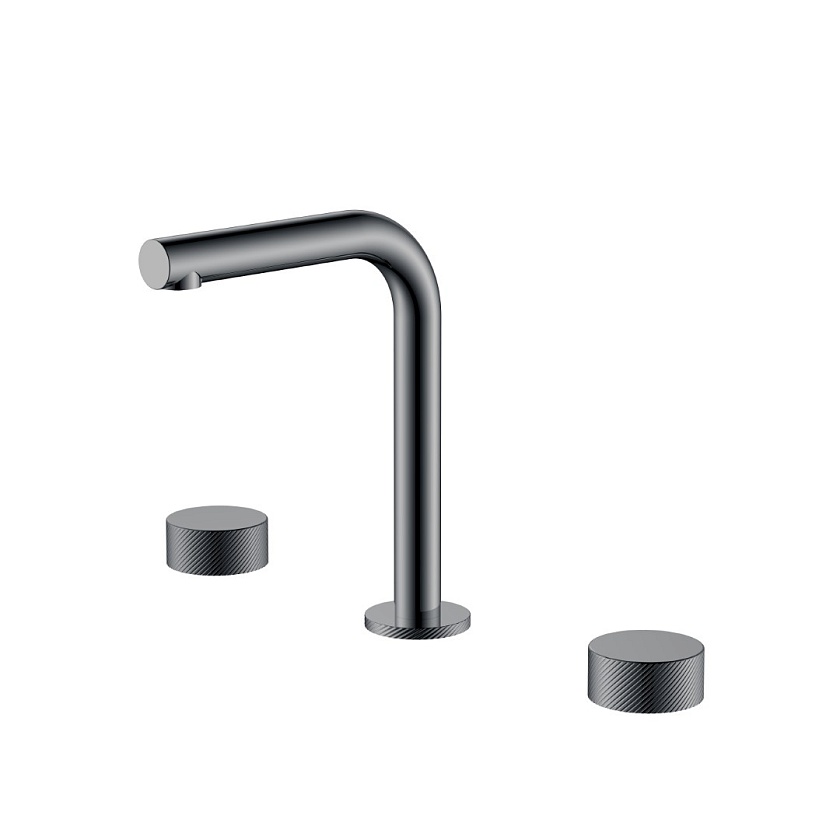 Смеситель на столешницу Boheme Stick, графит глянец, 152-SGM.4