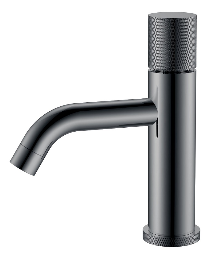 Смеситель для раковины Boheme Stick, графит глянец, 121-SGM.2
