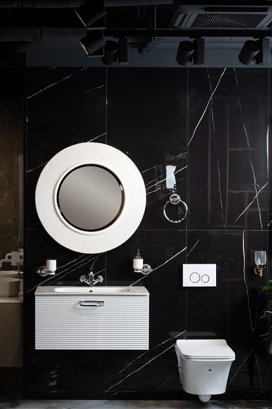 Зеркало в ванную Boheme SHINE, 82 см, 528-W