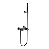 Накладной смеситель для душа Boheme Stick, графит глянец, 123-SGM.3