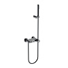 Накладной смеситель для душа Boheme Stick, графит глянец, 123-SGM.4