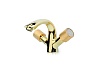 Смеситель для раковины Boheme Royal Cristal, золото, 291-Royal/CRST