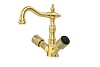 Смеситель для раковины Boheme Royal Cristal, бронза, 312-Royal/CRST Black