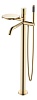 Напольный смеситель для ванны Boheme Stick, золото, 129-GG