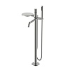 Напольный смеситель для ванны Boheme Stick, никель, 129-NB.4
