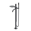 Напольный смеситель для ванны Boheme Stick, графит глянец, 129-SGM.3