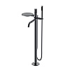 Напольный смеситель для ванны Boheme Stick, графит глянец, 129-SGM.4