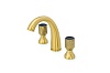 Встраиваемый смеситель Boheme Royal Cristal, бронза, 317-Royal/CRST black