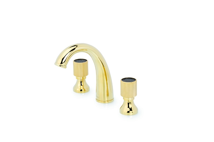 Встраиваемый смеситель Boheme Royal Cristal, золото, 297-Royal/CRST-black