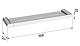 Полка Remer Lounge LN20BO белый матовый - изображение 2