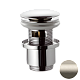 Донный клапан с переливом 1”1/4 Remer 905CC2114XV сталь - изображение 1