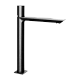 Высокий смеситель для раковины Remer Rubinetterie Edge EG512LXLCFP, черный брашированный хром - изображение 1