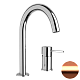 Смеситель для раковины Remer Rubinetterie X Style X57RP, медь брашированная - изображение 1
