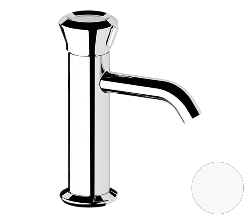 Смеситель для раковины Remer Rubinetterie Element ET12BO, белый матовый