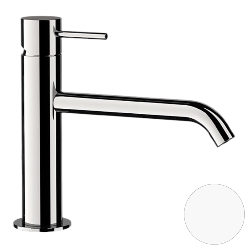 Смеситель для раковины Remer Rubinetterie X Style X12ABO, белый матовый