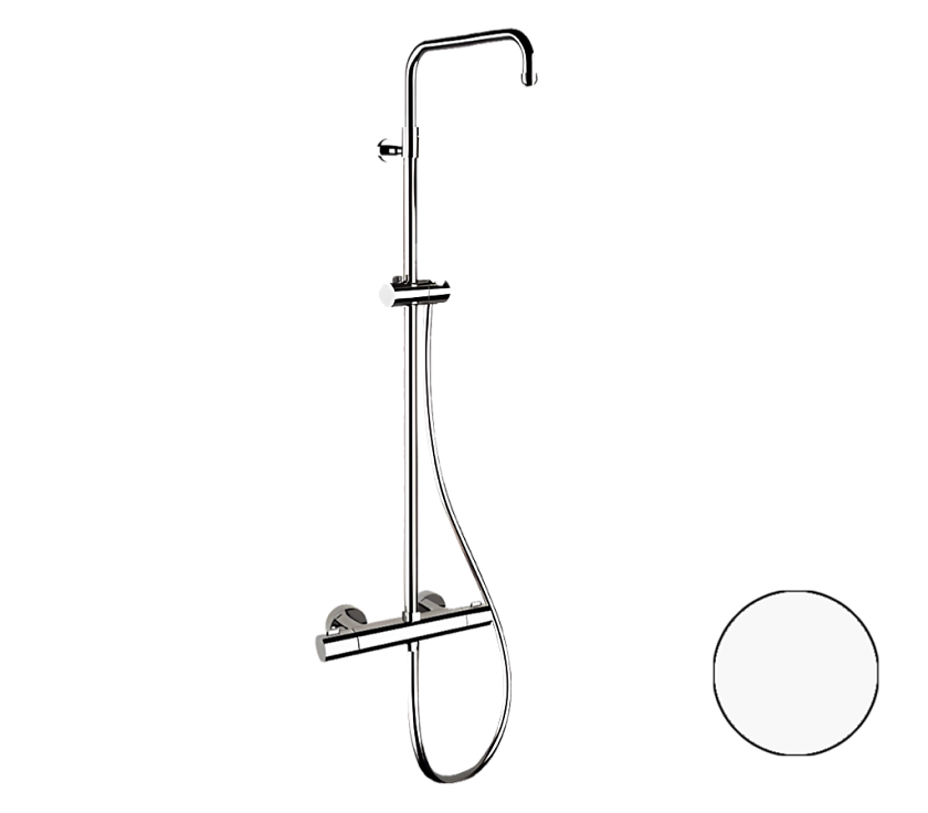 Душевая система термостатическая Remer Elegance EQ32ASSDBO белый матовый