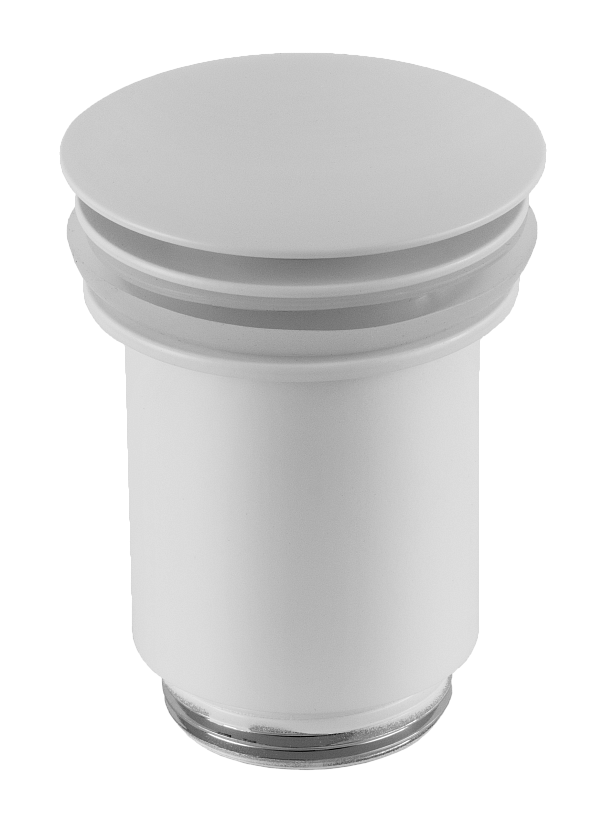 Донный клапан без перелива 1”1/4 Remer 904CC114BO белый матовый