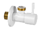 Запорный вентиль 1/2*1/2 Remer 128L1212BO белый матовый - изображение 1