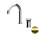 Смеситель для раковины Remer Rubinetterie Element ET57BG, золото брашированное - изображение 1