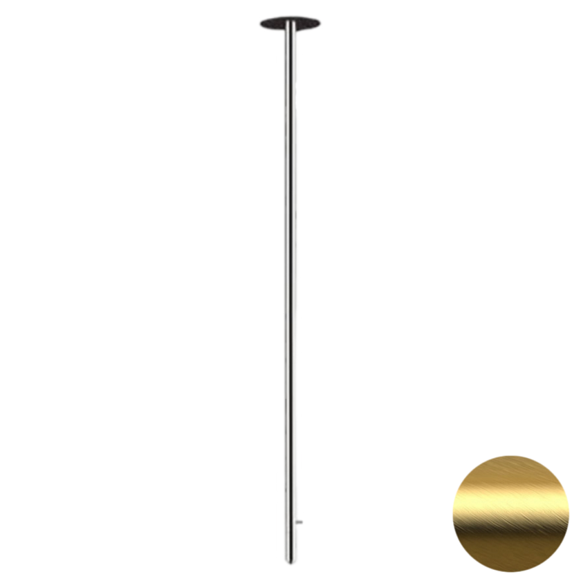 Смеситель потолочный Remer Rubinetterie X Style N17BG, золото брашированное