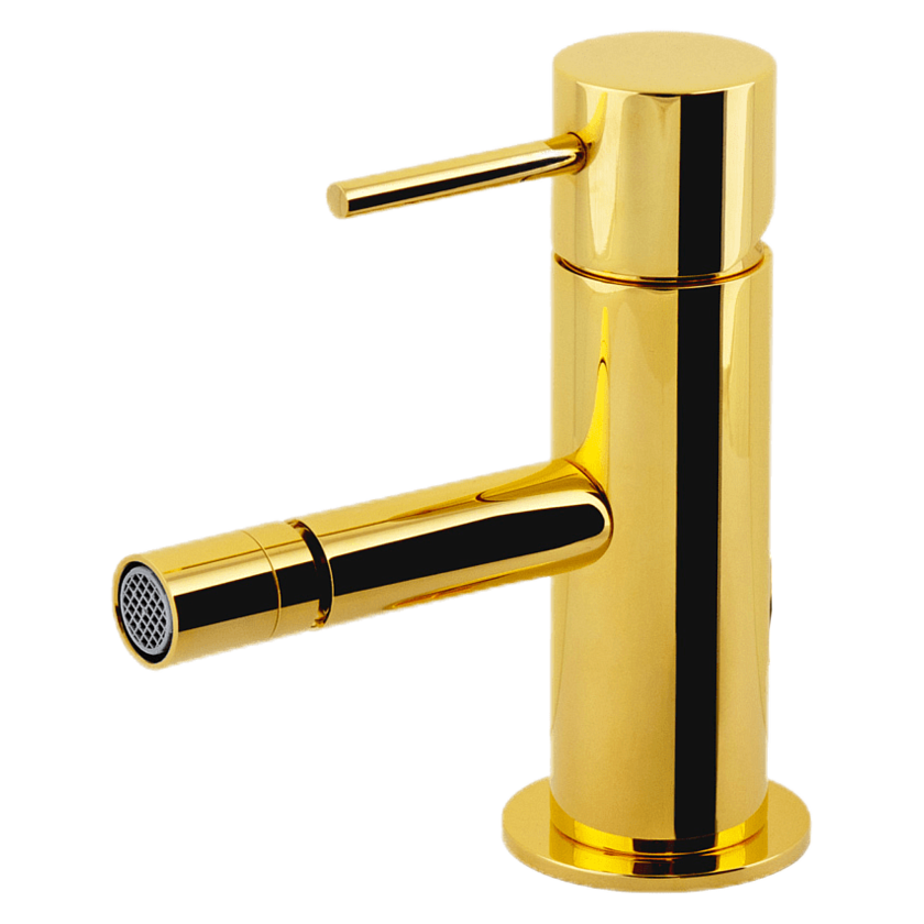 Смеситель для биде Remer Rubinetterie X Style X21DO, золото глянцевое