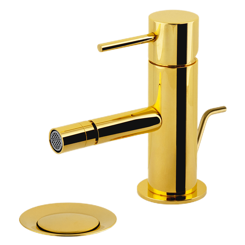 Смеситель для биде Remer Rubinetterie X Style X20DO, золото глянцевое