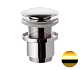 Донный клапан без перелива 1”1/4 Remer 904CC2114DO золото глянцевое - изображение 1