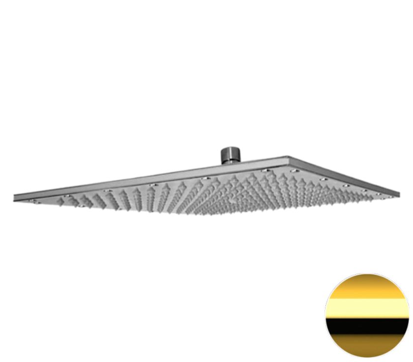 Тропический душ Remer Rubinetterie 359SSXLDO, золото глянцевое