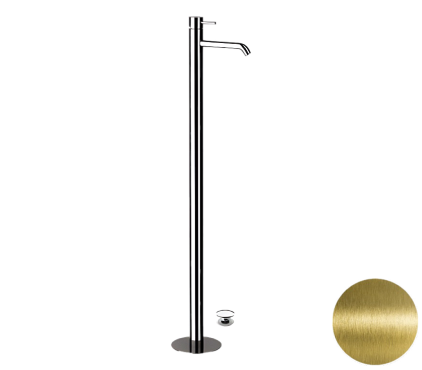 Смеситель для отдельностоящей раковины Remer Rubinetterie X Style X18VO, латунь состаренная