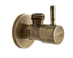 Запорный вентиль 1/2*1/2 Remer 128L1212VO состаренная латунь - изображение 1