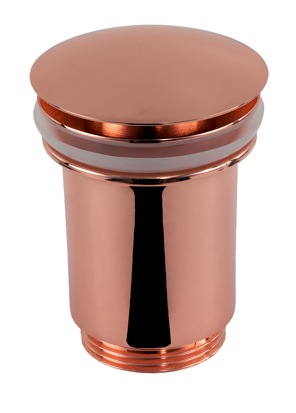 Донный клапан без перелива 1”1/4 Remer 904CC114RL медь глянцевая
