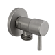 Запорный вентиль 1/2*1/2 Remer 128L1212NPO никель матовый брашированный - изображение 2
