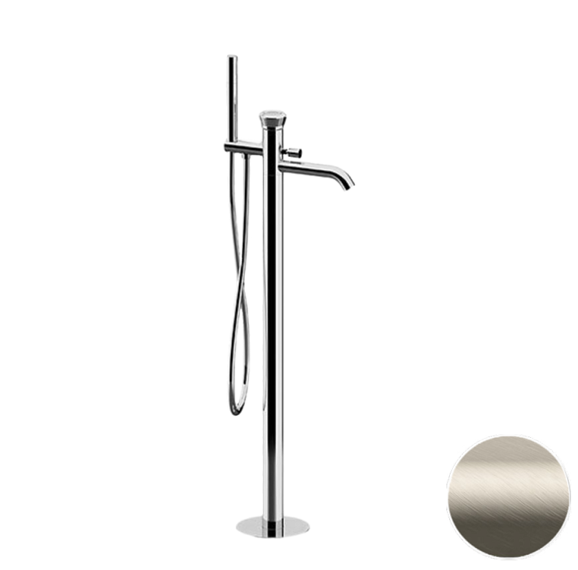 Напольный смеситель для ванны Remer Rubinetterie Element ET08XV, сталь