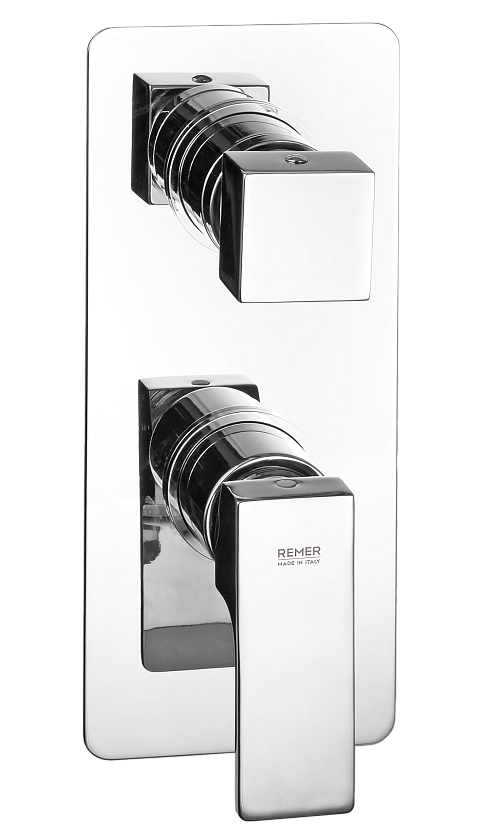 Встраиваемый смеситель для душа Remer Rubinetterie Absolute AU92, хром
