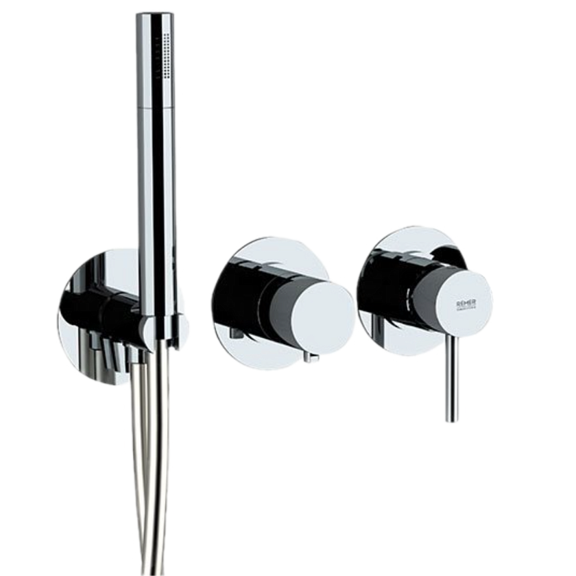 Встраиваемый смеситель для душа Remer Rubinetterie X Style X97D2P, хром