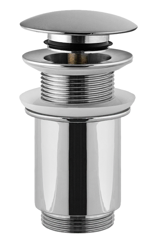 Донный клапан без перелива 1”1/4 Remer 904CC114 хром