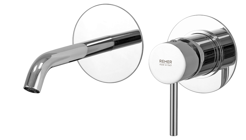 Встраиваемый смеситель для раковины Remer Rubinetterie X Style X15C, хром