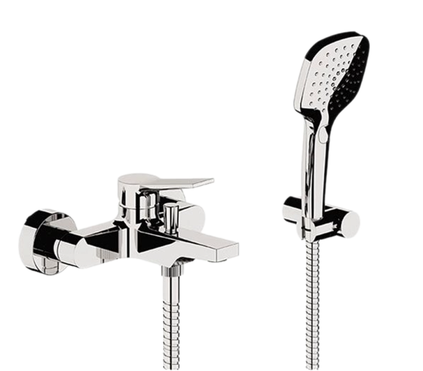 Смеситель для ванны Remer Rubinetterie Slash &amp; Dot SL02, хром