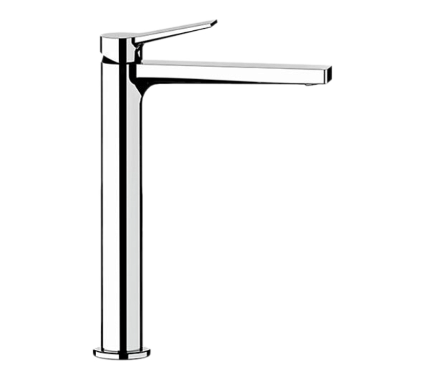 Высокий смеситель для раковины Remer Rubinetterie Slash &amp; Dot SL11L, хром