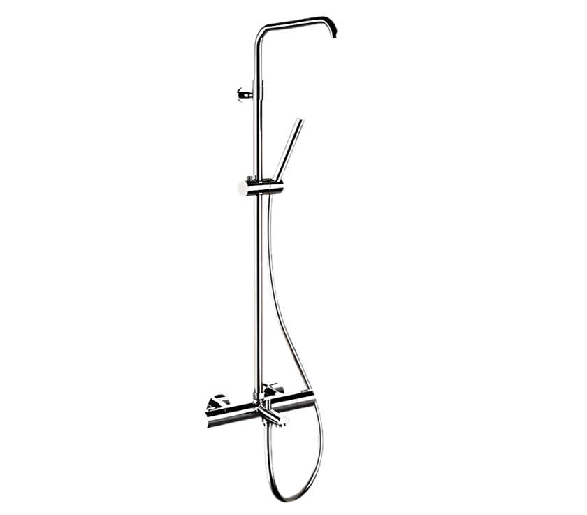 Душевая система термостатическая с изливом Remer Elegance EQ34A7MMSSOF хром