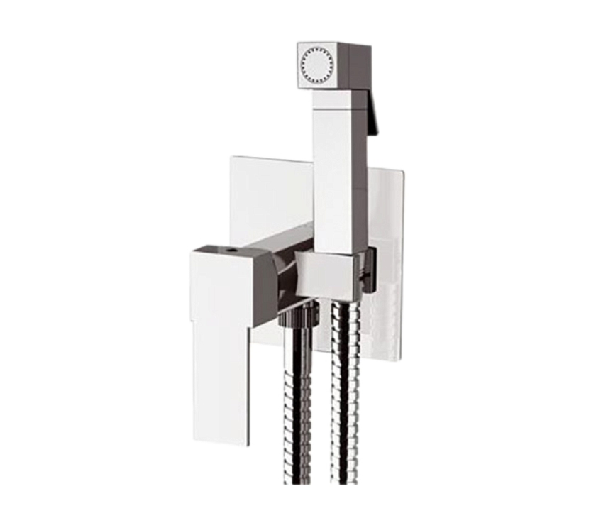 Гигиенический душ со смесителем Remer Qubika Q65 хром