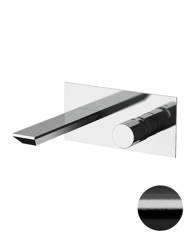 Встраиваемый смеситель для раковины Remer Rubinetterie Edge EG515CFP, черный брашированный хром